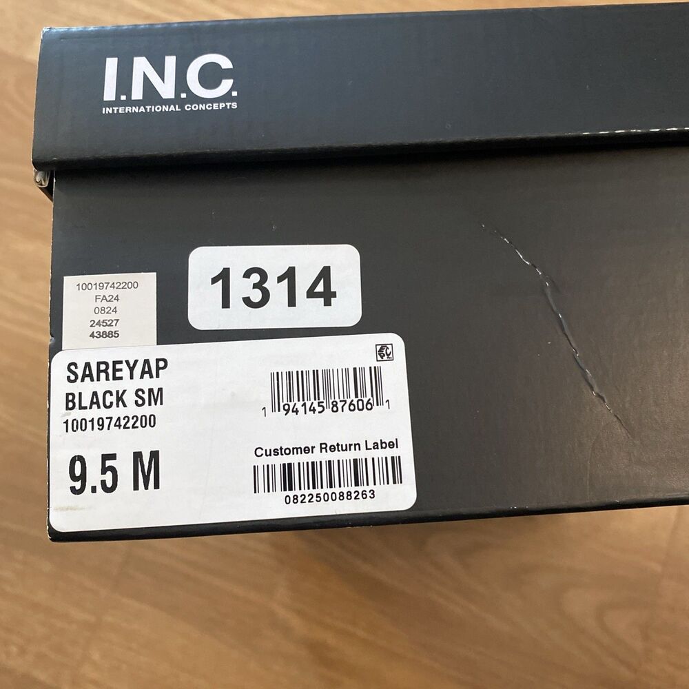 I.N.C. International Concepts Womens Sareya Mid-Heel Bootie Black Smooth 9.5M - Picture 5 of 16